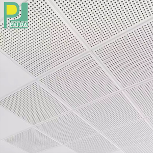 Hoja <span class=keywords><strong>de</strong></span> Aluminio perforado suspendido <span class=keywords><strong>de</strong></span> Metal cuadrado <span class=keywords><strong>de</strong></span> techo - Product Image 2