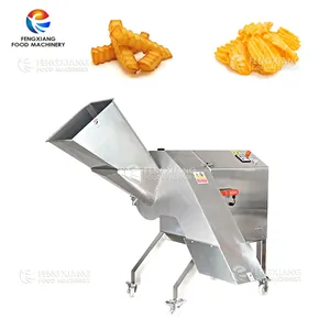 Large Capacity Automatic French Fries Potato Chips Slicing and Processing Machine