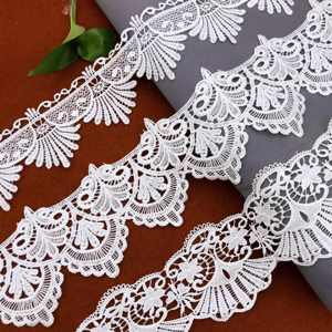 Nhiều Màu Sắc Polyester Sợi Pháp <span class=keywords><strong>Net</strong></span> Ren Trim Tay Mềm Mại Cảm Thấy Thêu Ren Với Hạt Cho Váy Giày Vải Trang Trí - Product Image 2