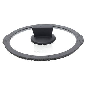 Tapa de olla de vidrio (32cm) AMBIZIOSA Transparente y gris WL558T9GRTG - Product Image 1