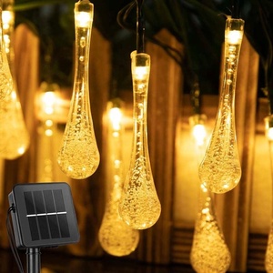 Shingel Rgb Lumières De Noël <span class=keywords><strong>Goutte</strong></span> <span class=keywords><strong>D</strong></span>'<span class=keywords><strong>eau</strong></span> Forme Solaire Lumière Lampe <span class=keywords><strong>D</strong></span>écorative Solaire Guirlande Lumineuse Extérieure Olar Avec <span class=keywords><strong>Led</strong></span> Rgb - Product Image 3