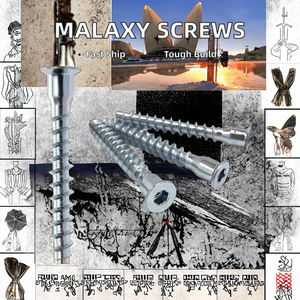 Vis ovales en acier zingué avec filetage DIN, à tête hexagonale, autoperceuses – Catégorie de produit de l'usine vietnamienne - Product Image 2