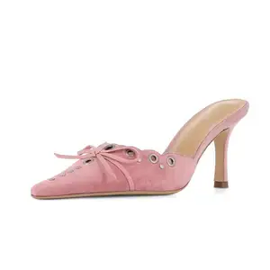 Büyük boy sıcak satış güzel kızlar için Stiletto Custom Made yüksek topuklu kadın ayakkabı