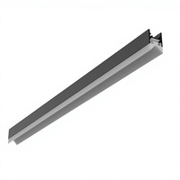 Diffuseur de lumière linéaire à faisceau extra large de 145 degrés de la série MONI, en polycarbonate, pour profil LED encastré