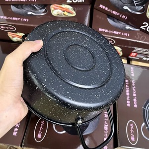 Nouvelle friteuse à gaz modèle 20 cm avec revêtement en pierre Maifan et économiseur d'huile pour la cuisine à domicile - Product Image 3