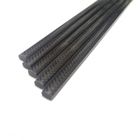 Tige en fibre de carbone recyclée innovante 3K à tissage uni, 1 m de long, 10 mm de diamètre, pour drones RC et projets DIY