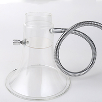 Horn Mouth Assembly Line Smoking Hood PVC Metal 2m/10m Ventilasi Pembuangan Asap