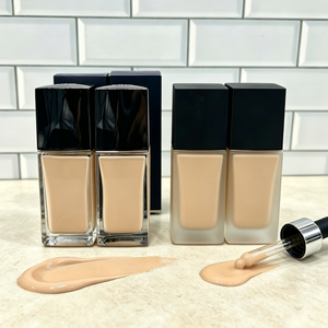 Base de Maquillaje Líquida, Cobertura Media, Base de Maquillaje Suave, Tono Beige, Base de Larga Duración para Maquillaje Diario - Product Image 4