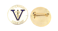 Personaliza tu Pin de Enfermería con el Logotipo de la Escuela, el Año de Graduación o un Mensaje Personal - Aleación de Zinc Plateada con Esmalte Suave