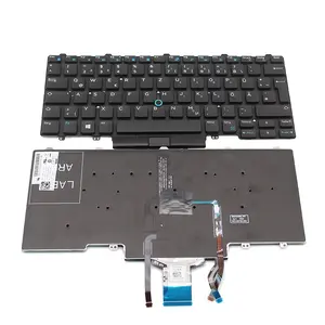 Dell 위도 E5450 E5480 E5470 E7450 E7470 키 패널 용 영국 레이아웃 노트북 키보드;