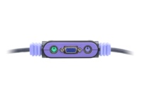 ATEN CS62A 2-Port PS/2 Kabel Audio VGA KVM Switch 1.2m untuk Berbagi Keyboard, Mouse, dan Monitor