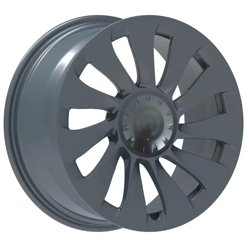 Forged Wheel 19*9.5 ET 35 5*114.3 Matte Black and Gunmetal for Tesla Model Y Cars 6061 Aluminium Alloy