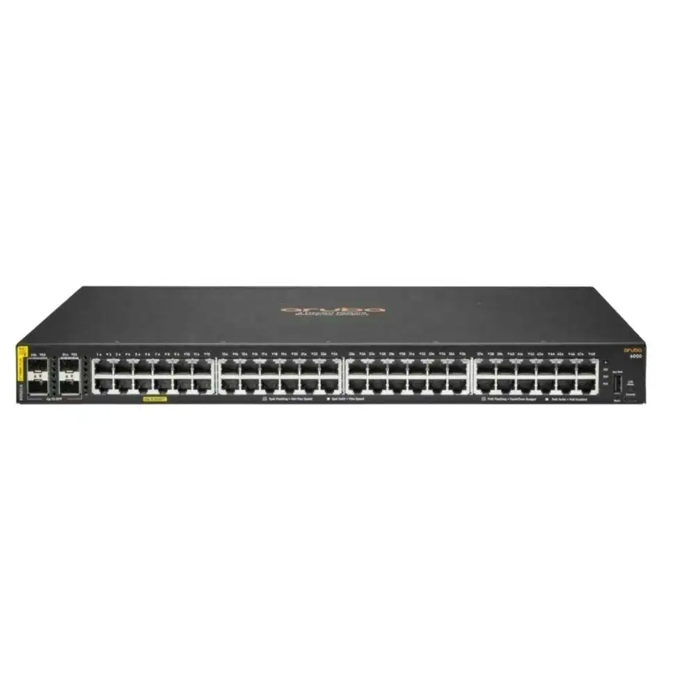 ArubAa 6000 48g Class 4 4sfp 370w PoE network switch R8N85A