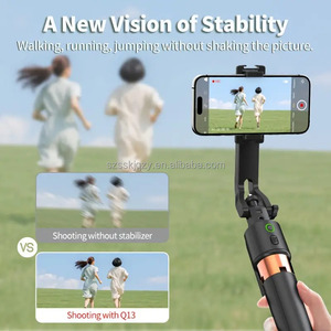 Palo de Selfie de aluminio AI Gimbal Seguimiento facial automático Control remoto inalámbrico Soporte de teléfono plegable Trípode para transmisión en vivo - Product Image 5
