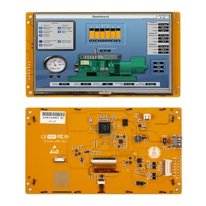 7 Lcd Panel Amazing Display 7 Inch 1024x600 TFT LCD Programmable High Brightness Touch Panel Embedded