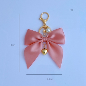 Gantungan Kunci Pita Hati Mewah dengan Desain Buah & Anjing Bentuk 3D Ringan untuk Tas Wanita dan Anak Perempuan - Product Image 6