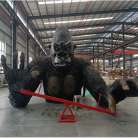 Modèle animatronique KingKong grandeur nature réaliste pour parcs à thème et d'attractions