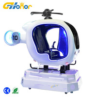 Comercial 9d Vr avión niños VR avión máquina de juego volador con 360 grados visión libre VR simulador de vuelo