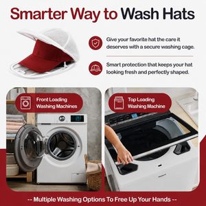 Baseball Caps Hat Cleaner Hat Storage Hat Washer for Washing Machine for Adult Kid - Product Image 5