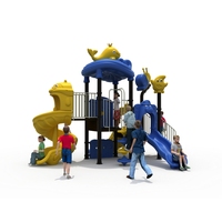 Toboganes de Plástico para Niños para Jardines de Infancia, Parques de Atracciones, Instalaciones, Equipos, Parque Infantil al Aire Libre
