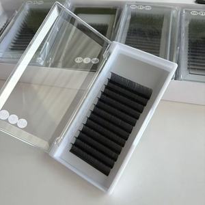 Extensions <span class=keywords><strong>de</strong></span> cils 5D préfabriquées, effet éventail facile, naturelles, douces, individuelles, en faux vison, longues, effet féerique - Product Image 6