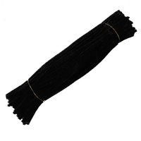 En gros, Tiges de chenille artisanales, diamètre 8 mm, 30 cm, bandes velours moelleuses et duveteuses, pour projets artistiques et bricolage pour enfants
