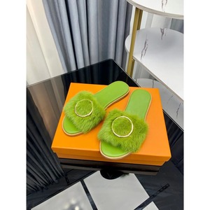 Luxury women's <b>sandals</b>, perfect for outdoor wear, adorned with metal rings, slip-resistant and fluffy, stylish and trendy. - Product Image 6