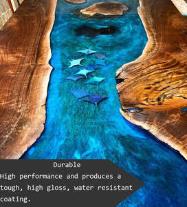 Preço barato Crystal Clear <span class=keywords><strong>Epoxy</strong></span> Floor Paint Brilhante Alta Dureza 3d Flooring Paint Limpar resina epóxi e endurecedor epóxi - Product Image 4