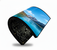 Panneaux d'affichage LED flexibles couleur pleine P2 à taux de rafraîchissement élevé, garantie 2 ans, CMS RDM, publicité haute visibilité 1080P