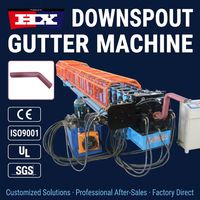 Machine de formage à froid pour la fabrication de tuyaux de descente, ligne de production automatique, personnalisable, support d'usine après-vente