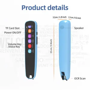 NEWYES OEM portatile Scanner per libri Smart Voice OCR lettore di scansione WIFI penna Multi lingua traduttore