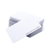 2025 Großhändler Zugangs kontrolle Leere Schlüssel karte 125kHz PVC 13,56 MHz RFID-Kommunikation schnitts telle 1K Mitgliedschaft Hotel Security Chip