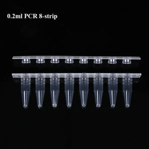 Temizle beyaz mikrotüpler PCR 8-strip 0.1ml 0.2ml örnekleri tüpler ve kapaklar - Product Image 5