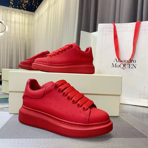 GS-400 nữ màu trắng thể thao giản dị Giày thể thao đế dày đế giày chạy bộ đế lưới ren-up k-phong cách da - Product Image 4