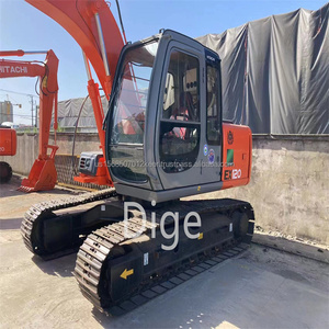 Mini pelleteuse sur chenilles Hitachi EX120-5 d'occasion avec moteur d'origine, boîte de vitesses et pompe-2023 Modèle 12t Bonne condition - Product Image 6
