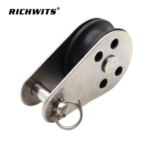 RICHWITS Stainless Steel Pulley 25mm Nylon Sheave For Wire Rope <b>Puller</b> - Product Image 3