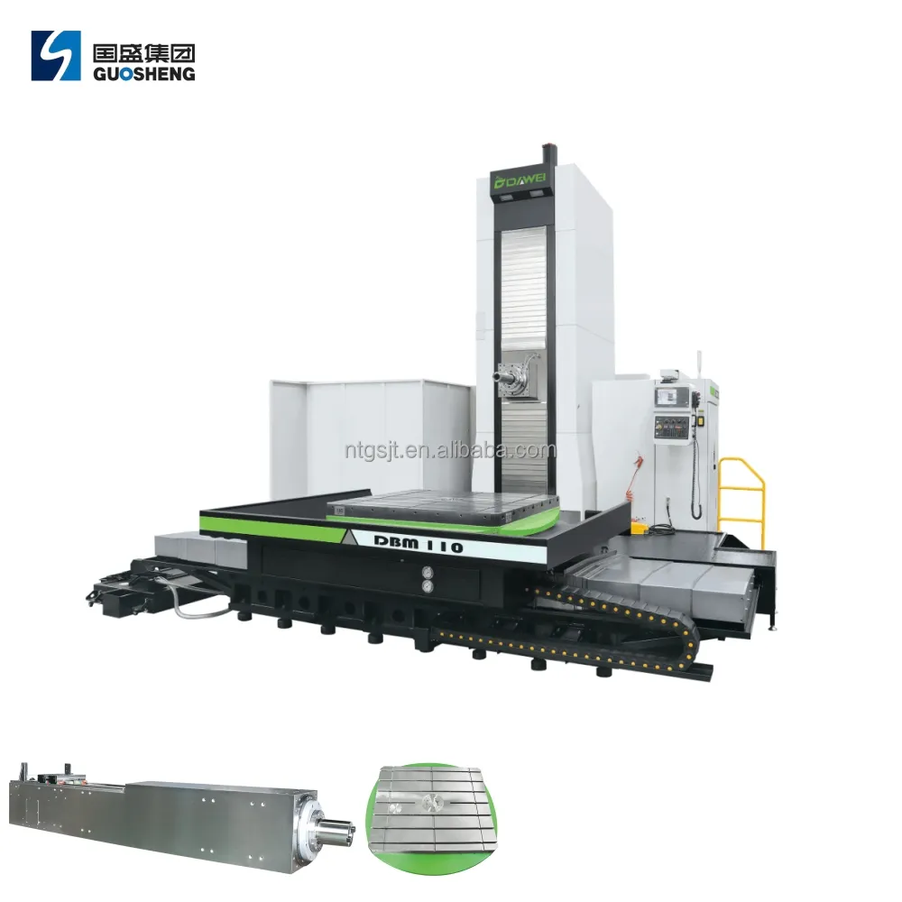 DBM110 ศูนย์เครื่องเจาะเส้นแนวนอน CNC คุณภาพสูงดีไซน์ใหม่