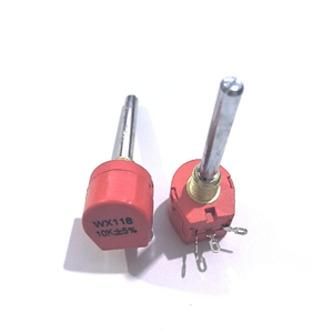 Potenciómetro enrollado de alambre de bobina única Lorida W1 WX118 <span class=keywords><strong>ABK</strong></span> 2W 1K 5k10k 50mm potenciómetro de regulación de velocidad de longitud del eje - Product Image 5