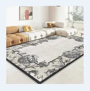 Eco-friendly faxu fur large sheepskin braided cream fluffy wool throw rug dhurrie rugs berber carpet