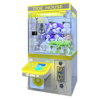 Machine de jeu d'arcade de petits bonbons à pièces pas cher Mini peluche cadeau griffe de grue pour les enfants