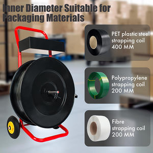 Chariot à sangles JH-Mech avec poignée <span class=keywords><strong>de</strong></span> transport pratique, adapté à différentes bobines, distributeur <span class=keywords><strong>de</strong></span> bande <span class=keywords><strong>de</strong></span> cerclage - Product Image 2