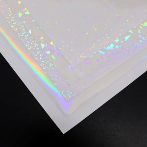 Película Holográfica FX A4, Lámina de Vinilo para Laminación en Frío, Estrella Holográfica Autoadhesiva, Laminación Holográfica Transparente - Product Image 6
