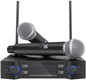 Portable Professional Karaoke KTV UHF <b>Wireless</b> <b>Microphone</b> Cardioid Polar Pattern Handheld Metal and Plastic Construction - Product Image 2