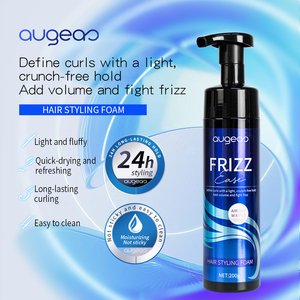 Espuma Fijadora para el Cabello Augeas Organic Extreme Strong Hold Define Curls, Sin Silicona, de Larga Duración - Product Image 2