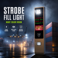 Système de caméra ANPR intelligent 5MP avec affichage LED dynamique pour péages de stationnement et guidage – Machine de reconnaissance automatique des plaques d'immatriculation