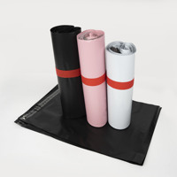 Enveloppe blanche auto-adhésive en plastique LDPE et HDPE en poly Sacs de courrier d'expédition express avec logo pour emballage de vêtements