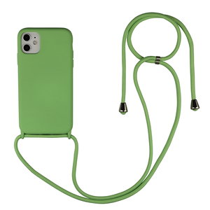 Étui de téléphone écologique avec sangle en corde, chaîne de collier détachable personnalisable, anti-chute, bandoulière pour <span class=keywords><strong>iPhone</strong></span> 17, 16, 15 Pro - Product Image 1