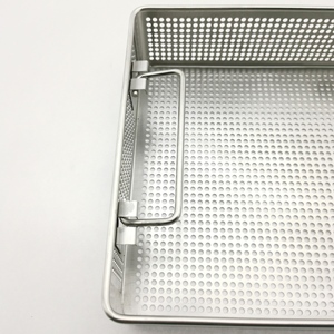 Giỏ lưới thép không gỉ trang trí nhà cửa/giỏ kim loại/giỏ khử trùng dụng cụ y tế bằng thép không gỉ 304 - Product Image 3