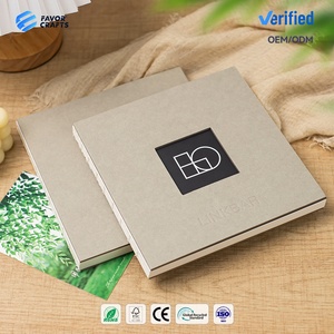 Quaderno Ecologico in Cartone Grigio Riciclato, Diario con Copertina Rigida Personalizzata, Logo in Rilievo, <span class=keywords><strong>Rilegatura</strong></span> Cucita e Finestra Trasparente - Product Image 1