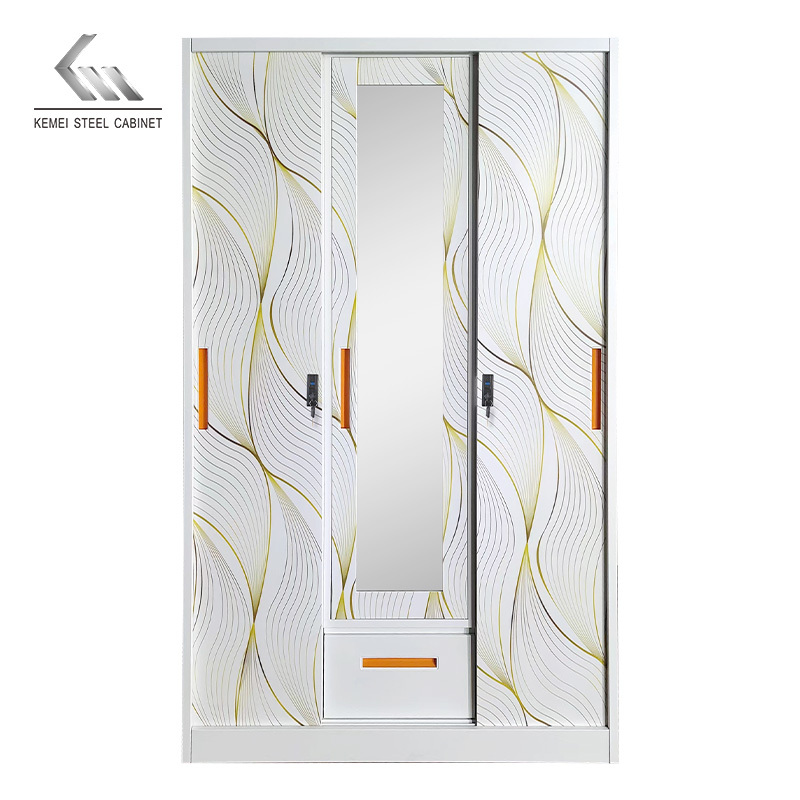 Elegant 3 Door Metal Storage Cabinet